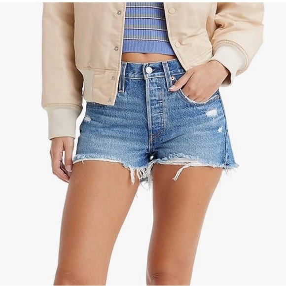Levi’s 501 Original Shorts 27 - Picture 1 of 6